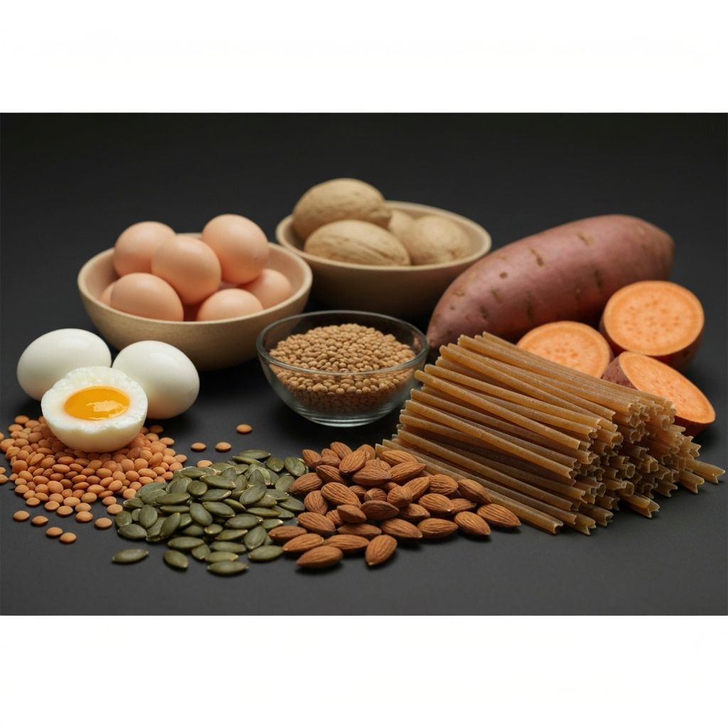 Diverse macronutrient-rich foods